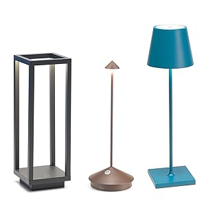 Zafferano cordless lamps: Home, Pina and Poldina