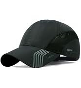 CLAPE Outdoor Sun Visor Hats Lightweight Waterproof Breathable Sports Hat UPF50+ Ultra Thin Cooli...