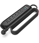 Monster Power Strip Surge Protector with USB Ports - Heavy Duty Protection