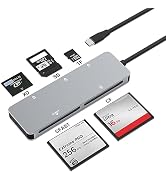 CFast 2.0 Card Reader, USB C CFast Card Reader 3.0 5Gbps CFast/CF/SD/TF/XD - 5 in 1 Memory Card R...