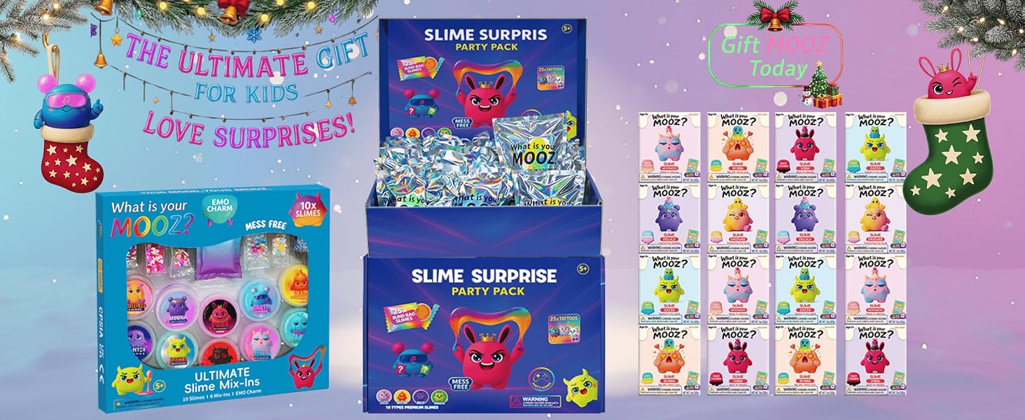 slime kits for girls 8-12 asmr diy gift kit cloud dough slime making set cute teens girlfriend