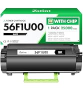 56F1U00 Toner Cartridge Black 1-Pack Ultra High Yield (with Chip) Remanufactured for 56F1U00 Tone...