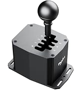 PXN SF U H-Pattern Shifter, 7+R CNC Metal Gear Shifter | Dual Hall Sensors, Spring-Ball Mechanism...