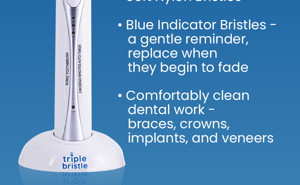 Triple Bristle Toothbrush Family of Products