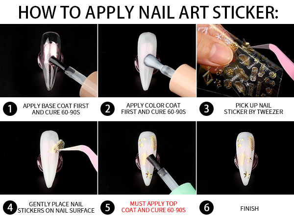 How To Apply Nail Sticker