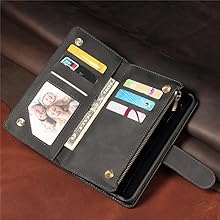 This wallet case with 6 card slots + 2 cash compartments