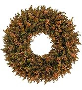 U'Artlines 20inch Fall Front Door Wreaths Artificial Hanging Garland for Harvest Thankgiving Day ...