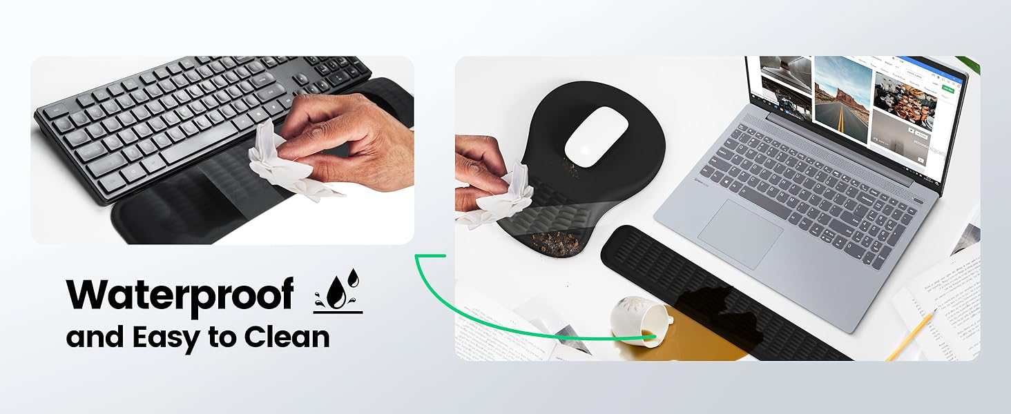 keyboard and mouse pad