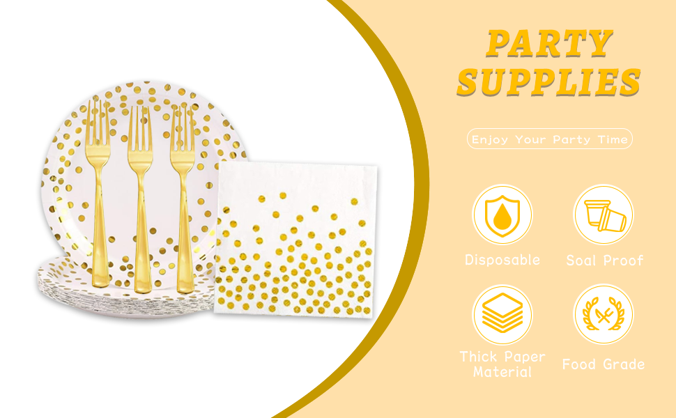 Luxurious Gold Polka Dot Design
