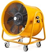 iLiving Utility High Velocity Blower, Fume Extractor, Portable Exhaust and Ventilator Fan (Utilit...