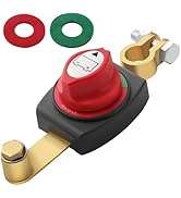 Top Post Battery Disconnect Switch 12V-48V, Car Battery Disconnect Switch Heavy Duty, On/Off Isol...