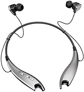 Neckband Headphones, Around The Neck Bluetooth Headphones w/Noise Cancelling Microphone, Bluetoot...