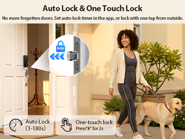 Auto Lock-one touch lock