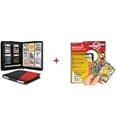 TopLoader Binder 35pt-55pt & EVORETRO 400 Perfect Fit Sleeves – Protect Pokemon, MTG, YugiOh, Lor...