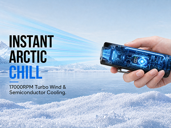 mini clip on cooling fan