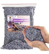 1/2 Pound Dried Lavender Flowers, Natural Dried Lavender Buds Bulk for Soap Making, Candles, Sach...