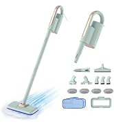 Newbealer Steam Mop & Detachable Handheld Cleaner, 250ml 1200W Powerful Floor Steamer, 3 Adjustab...