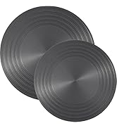 WUWEOT Gas Stove Diffuser Set of 2, 9.3'' & 11'' Range Heat Diffuser Plate, Aluminum Gas Reducer ...