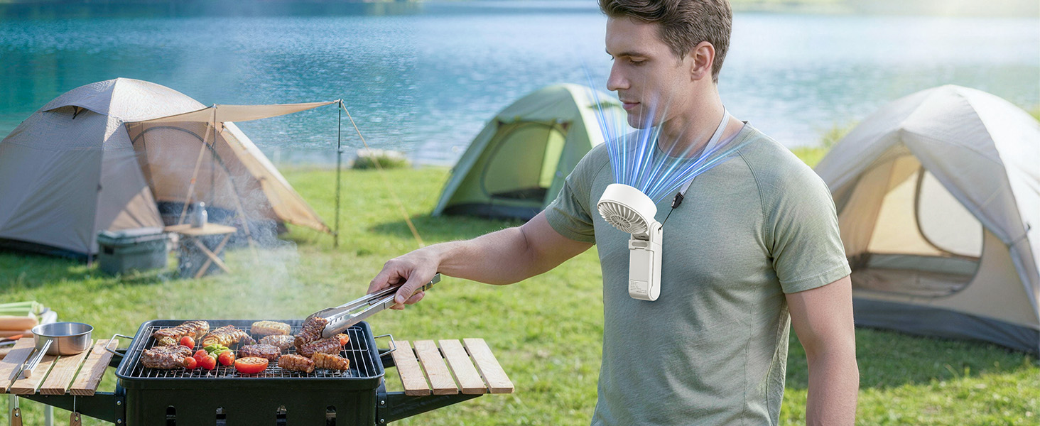 Neckband fan