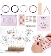 BoFUN Easy Wire Flower Crafts Kit for Teens& Adults Women, DIY Art Hobbies Craft Metal Flower Mak...
