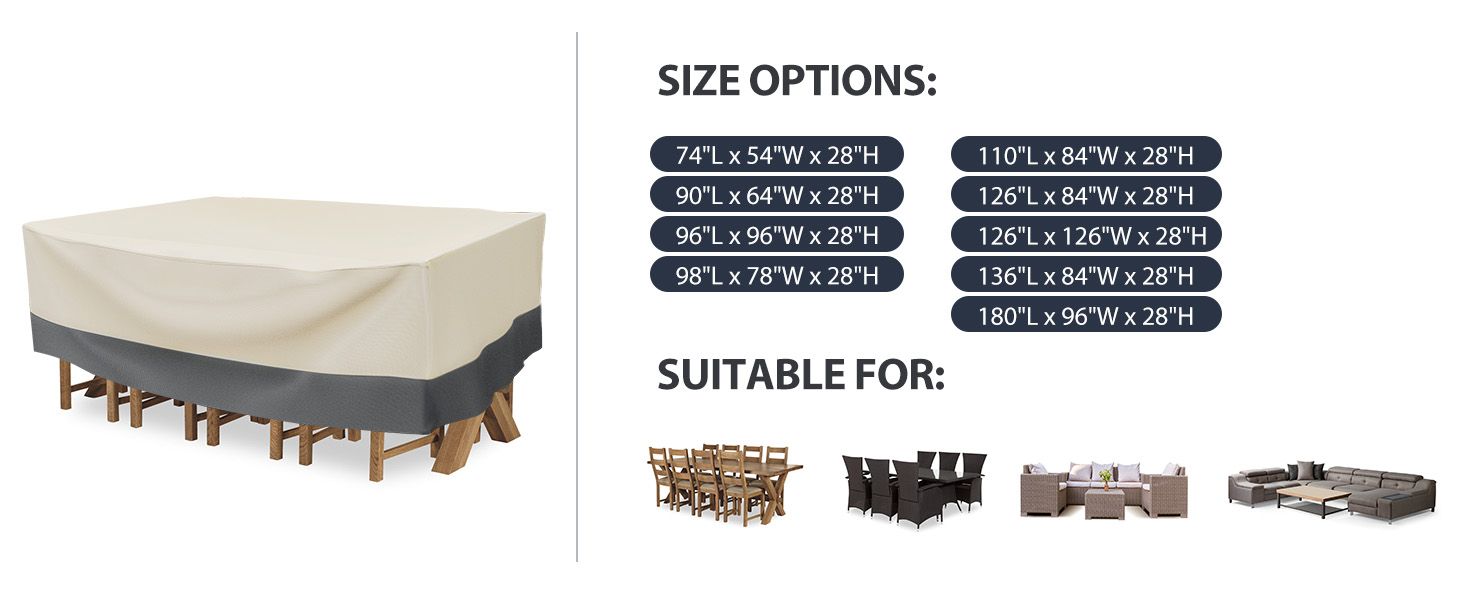 patio furniture covers waterproof