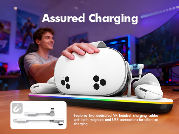 Charging Dock Compatible with Meta Oculus Quest 3/3S