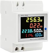 Digital Single Phase Energy Meter Tester Electricity Usage Monitor AC 110V 40V~300V 100A Ampermet...