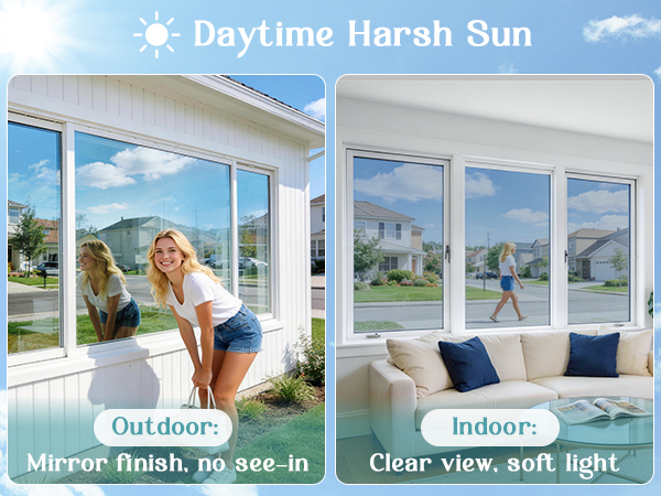 privacy window film see out not in