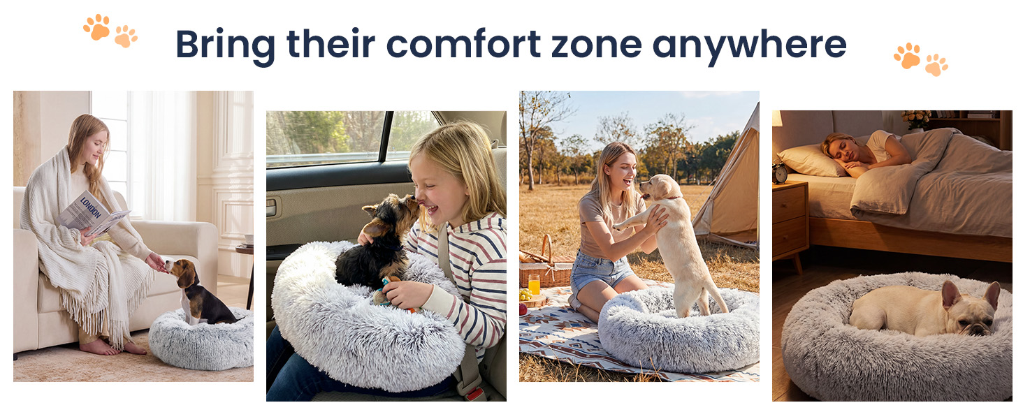 home car bed camping dog bed