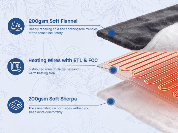 electric blanket throw