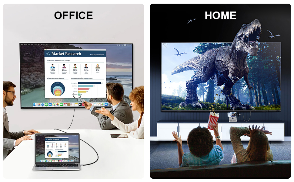 Thunderbolt 3 cable USB-C to DisplayPort Cable Thunderbolt 4 USB-C to DP Cord