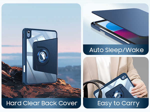 iPad A16 case rotating