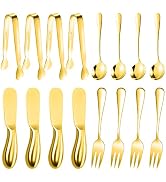 Cheese Butter Spreader Knives Set Charcuterie Accessories 16 Pieces Charcuterie Boards Utensils S...