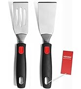 Professional Mini-Serving Spatula Set, Stainless Steel Cutter and Serve Turner for Serving, Flipp...