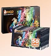 HGD Fire Color Changing Packets (50 Pack) for Fire Pit, Indoor/Outdoor Fireplace, Campfires, Bonf...