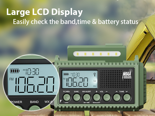 Weather Radio with LCD Display