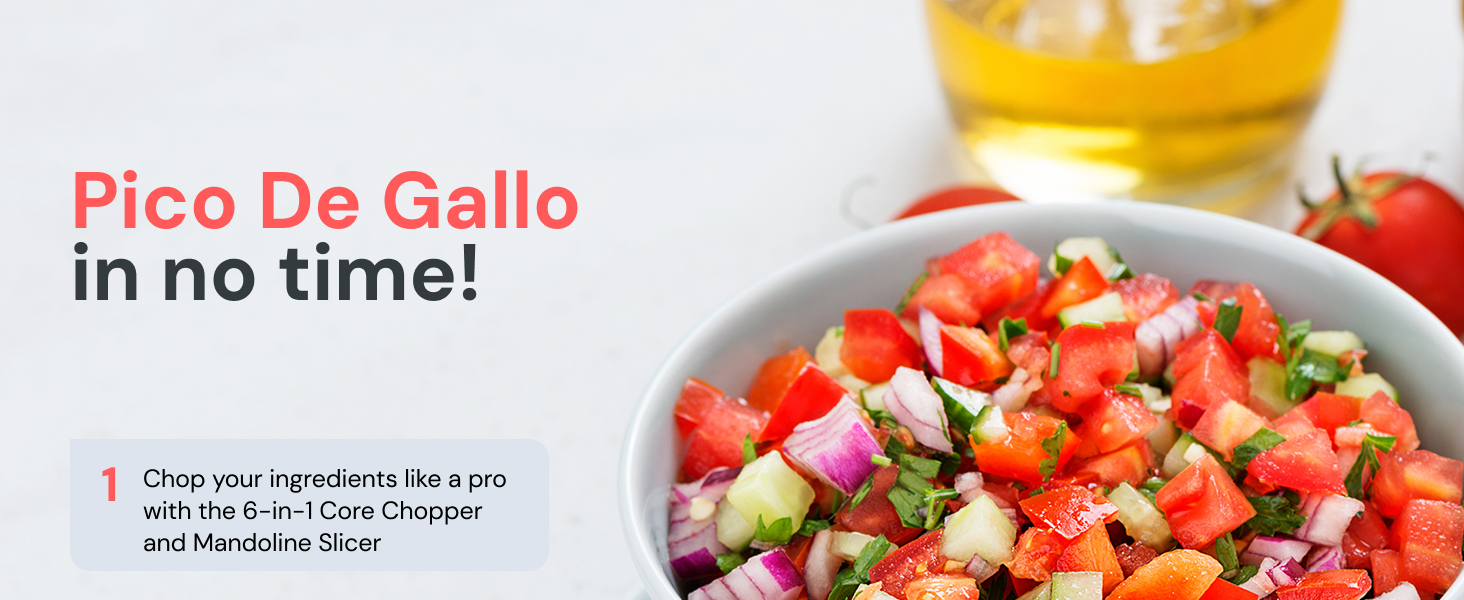 Easy meals with the Fullstar Pro Core Chopper and Mandoline Slicer
