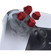 eXtremeRate Ergonomic Split Dpad Buttons (SDP Buttons) for PS5 Controller, Scarlet Red Independen...
