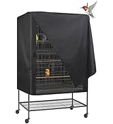 Explore Land Bird Cage Cover - Good Night Sunshade Enclosure for Cats, Mink, Totoro, Parakeet, Pa...