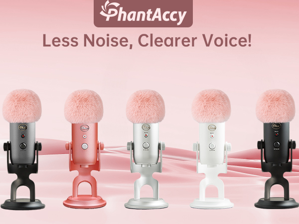 Premium Mic Cover for Blue Yeti/Yeti X/Nano/Yeti Pro/AM8/SoloCast and More USB Mics