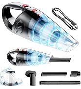 YFIXQNSU Cordless Hand Held Vacuum Cleaner Rechargeable - Portable Handheld Vcauum Lightweight & ...