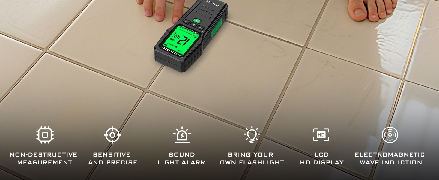 Wood and wall moisture detector