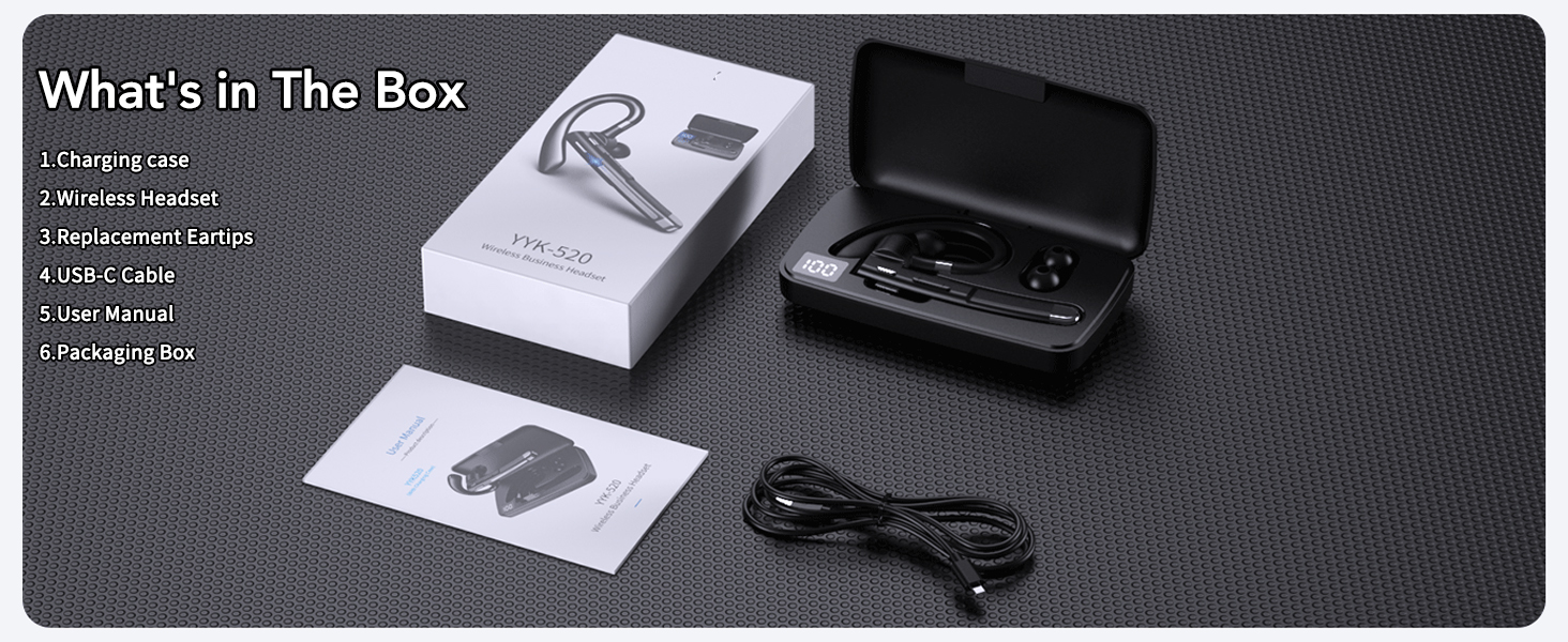 There are3different sizes of ear tips available to provide a comfortable, secure, and tailored fit.