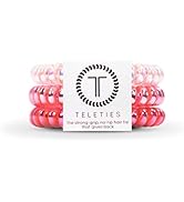 TELETIES - Spiral Hair Coils - Ponytail Holder Hair Ties for Women - Phone Cord Hair Ties - Stron...