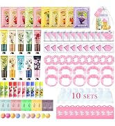 110PCS Spa Party Supplies for Girls, Daughter Spa Party Favors Include Face Masks,Hand Cream,Lip ...