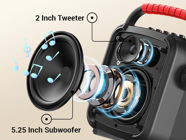 Portable.Karaoke.Machine.with.2.microphones