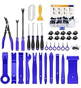 GOOACC 88Pcs Trim Removal Tool, Auto Push Pin Bumper Retainer Clip Set Fastener Terminal Remover ...