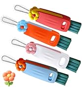 3 in 1 Cup Lid Cleaning Brush, 4PCS Multifunctional Crevice Cleaning Brush for Water Bottle Insul...