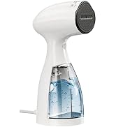 Handheld Garment Steamer, 1000W, 110V to 220V, 450ML Water Tank, 10 FT Cord, 35s Fast Heating, 30...