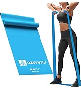 A AZURELIFE Professional 8 Yard Bulk Resistance bands Rolls or 5 ft. Long Non-Latex Elastic Exerc...